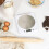 Salter Salter White Disc Digital Kitchen Scale – Electronic Food Scale Add  Weigh 4