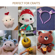 Safety Eyes Plastic Safety Eyes Toy Eyes with Washer for Tcrochet Toys,101PCS Craft Eyes Doll Eyes for Soft Toy Making,DIY Craft Dolls(6-12 mm)
