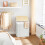 Songmics SONGMICS  Laundry Basket with Lid  Bamboo Laundry Basket with 2 Sorting Com 2