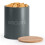 EHC Biscuit Tin Airtight, Cookie Jar Container, Biscuit Barrel, Round Biscuit Box Storage, Grey 2