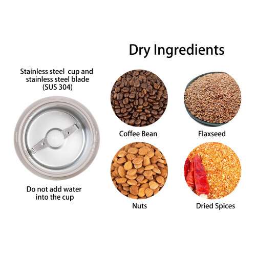 DR MILLS DM7441W Electric Dried Spice and Coffee GrinderOne Touch Operation 2