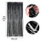 2 Pack Metallic Tinsel Foil Fringe Curtains 2