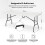 SAKUSEI 6ft 1.8m Sturdy Folding Table Trestle Party Garden Table With 2
