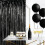 2 Pack Metallic Tinsel Foil Fringe Curtains 5