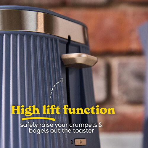 Russell Hobbs Russell Hobbs Toaster 2 Slice Brontë Navy Lift  Look Variable Browning Con 2