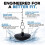 Smith’s 48mm50mm Black Plug  Chain  Bathtub Bathroom  Kitchen Sink Plug  4 3