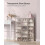 Songmics SONGMICS Shoe Boxes Pack of 18 Stackable Shoe Storage Organisers Foldable a 3