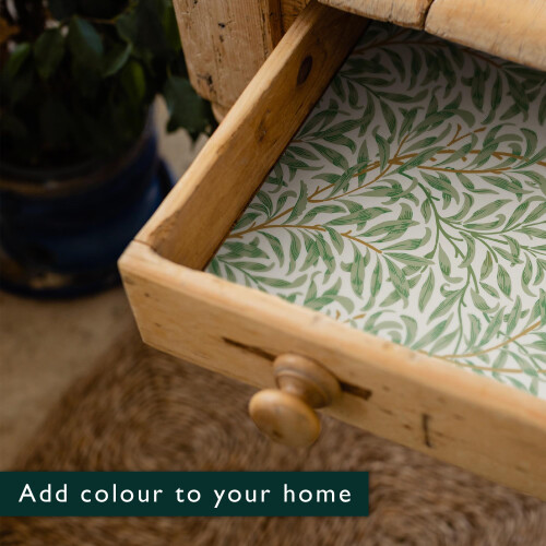Fresh Linen Scented Drawer Liners in a William Morris Design  Gift Pack of 1