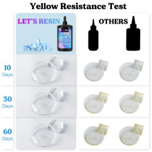 LETS RESIN UV Resin Upgraded 500g Crystal Clear UV Resin Hard Low Odor Ultr