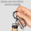 Keychain Ligh/TER,Permanent Match Infinity Ligh/TER with Multitool Keychain Bottle Opener,Reusable Waterproof Match Strike,Permanent Match Ligh/TER,C 1