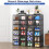 Shoe Storage Box 5 Pcs Shoe Box Clear Plastic Stackable Sturdy Foldable Sho 5