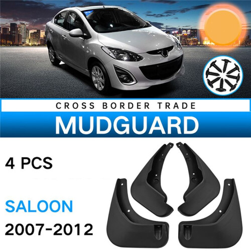 4Pz Paraspruzzi per  2 Saloon 2007-2012 Parafango Paraspruzzi Guardia  Flap Parafango Accessori 2