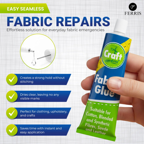 FERRIS - Fabric Glue for Clothes - Extra Strong Superglue All Purpose 2