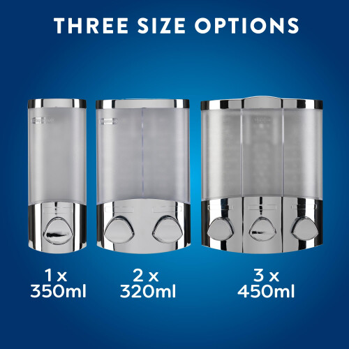 Croydex Croydex Wall Mounted Soap Dispenser  Eliminates Shower Clutter Easy to Refi 1