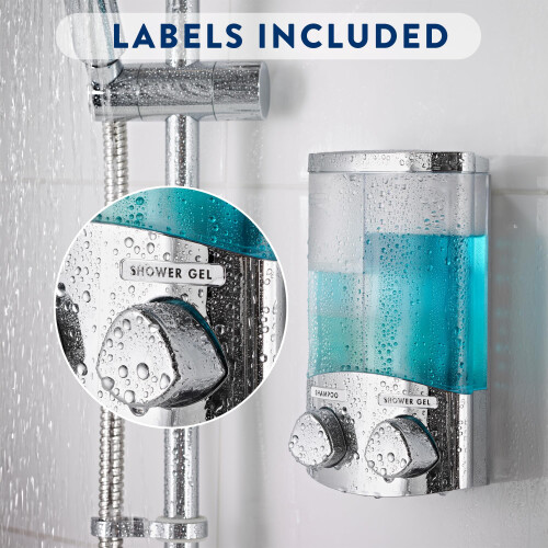 Croydex Croydex Wall Mounted Soap Dispenser - Eliminates Shower Clutter 2