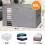 Clothes Storage – 60L Large Storage Boxes with Lids Foldable Clothing Stora 2
