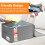 Clothes Storage – 60L Large Storage Boxes with Lids Foldable Clothing Stora 4