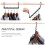 HOUSE DAY Space Saving Hangers 20 Pack, Black Magic Hanger Hooks 3