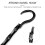 HOUSE DAY Space Saving Hangers 20 Pack, Black Magic Hanger Hooks 4