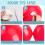 UPINS Glue Points Dots 800Pcs Balloon Glue Adhesive Dots Double Sided Remov 3