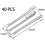 40 PCS Metal Curtain Pleat Hooks 5