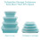 Beeptrum Collapsible Silicone Food Storage Container with Lid Portable Lunc 4