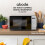 Abode Touch Control Microwave 20 Litre Black Digital 700W with Clock  Timer 4