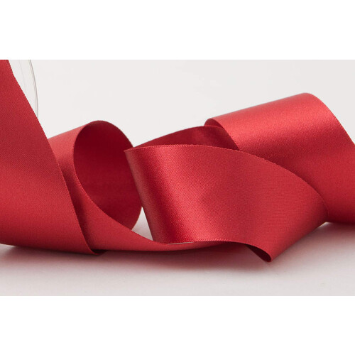 Berisfords Double FACE Poly Satin Ribbon Russet 35 mm 2