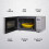 Abode Touch Control Microwave 20 Litre Black Digital 700W with Clock  Timer 3