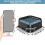 USION Bed Risers 2 inch - 3 inch - 4 inch 2