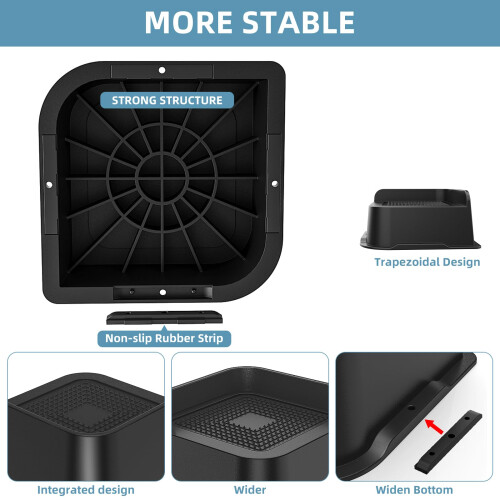 USION Bed Risers 2 inch - 3 inch - 4 inch 2