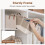 StorageWorks Storage Boxes Fabric Storage Baskets for Shelves Large Storage 4