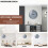 SINMI Wall Clock Battery Operated Silent Nonticking Wall Clock 85 Inch Mode 4