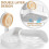 1 Pack Double Layer Soap Dish for Shower Wall Mounted Bar Soap Holder Sucti 2