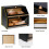 Leader Accessories Double Decker Bamboo Bread Bin 2-Layer Bread Box 5