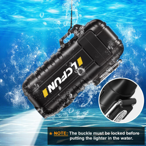 USB Rechargeable Electric Lighter with Retractable Neck Windproof  Waterpro 2