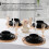 Herogo 6 Piece Dinner Set Stoneware Dinnerware Sets for 2 People Reactive G 5