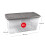 Strata Strata 5 x 80 Litres Curve Plastic Stackable Storage Box & Lid with 3