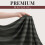 Moonlight Bedding Pillow Cases 4 pack  Olive Green Stripe 50x75cm Luxury Pi 4