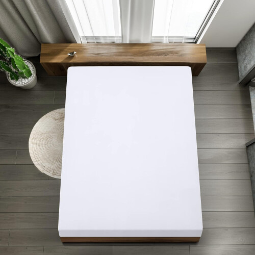 Utopia Bedding Fitted Sheet King  Bulk Pack of 20  White  12 Inch 30cm Deep 2