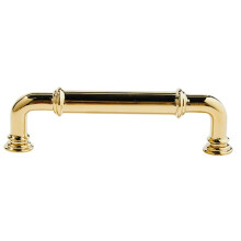 Maniglie per Mobili In Ottone Massiccio, Maniglie per Cassetti, Armadi, Guardaroba, Mobili da Cucina e Bagno, 110 mm.