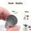 Icing Nozzles SetLarge Piping Nozzle Professional for Cake DecoratingRound 4