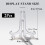 Funzhan 2pcs Clear Acrylic Easels Plastic Plate Stands Holders Fold Display 2