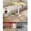 VASAGLE VASAGLE Side Table Overbed Table with Wheels Small Standing Desk 80 x 45 cm 4