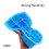 2 Packs Silicone Ice Cube Tray EasyRelease Ice Cube Moulds 15 Ice Cubs Per 3