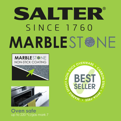 Salter Salter COMBO2126 Marblestone 3Piece Bakeware Set – NonStick Deep Roasting T 2