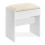 VASAGLE VASAGLE Dressing Table Stool Velvet Upholstered Makeup Stool Modern Footres 2