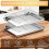 Fire More Baking Tray with Wire Rack Stainless Steel Cookie Sheet Pan Set 2 5