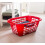 Addis Addis 508071 40 Litre Rectangular Laundry Basket Roasted Red 5