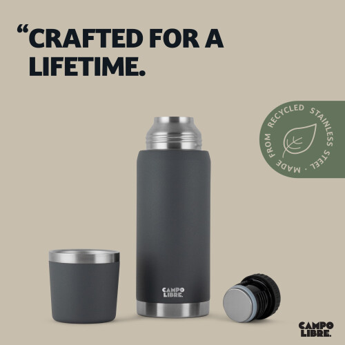 Campo Libre  Jaco Thermo Flask Double Wall Insulated Bottles Keeps Drinks 1